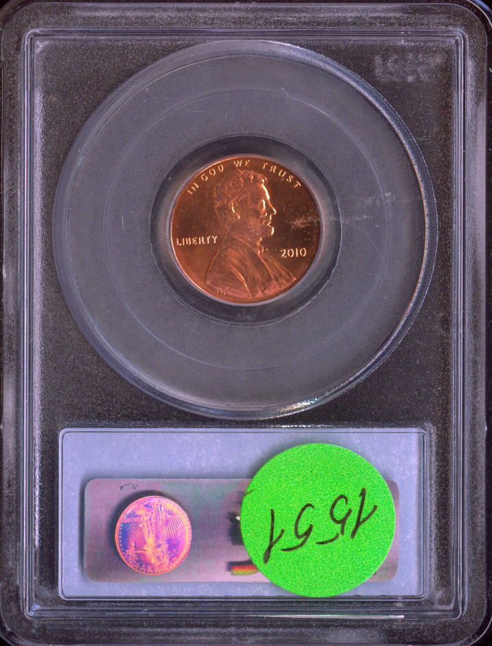 2010 Lincoln Cent PCGS MS65 RD Quality