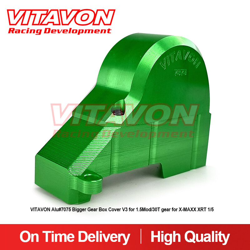 VITAVON CNC Bigger Gear Box Cover For 1.5Mod/30T Gear For XRT X-MAXX 1/5 5Colors