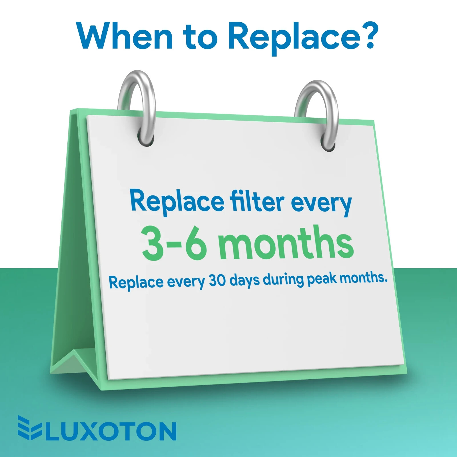 LUXOTON for AprilAire 413 Replacement Filter - 1 Pack Collapsible Furnace Filter