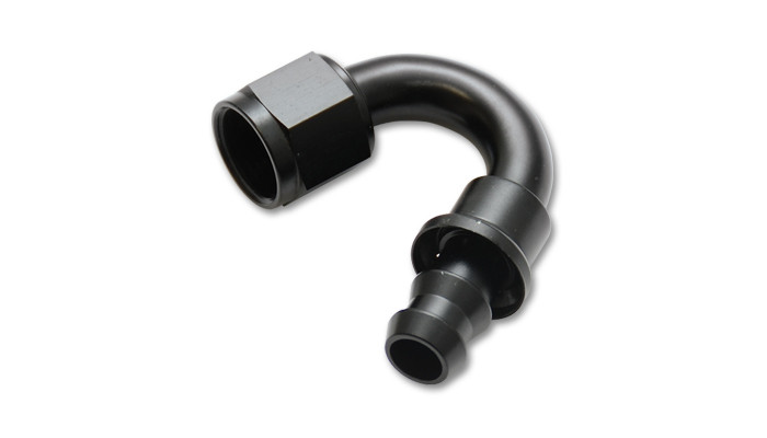 -6AN Push-On Fits 150 Degree Hose End Fitting