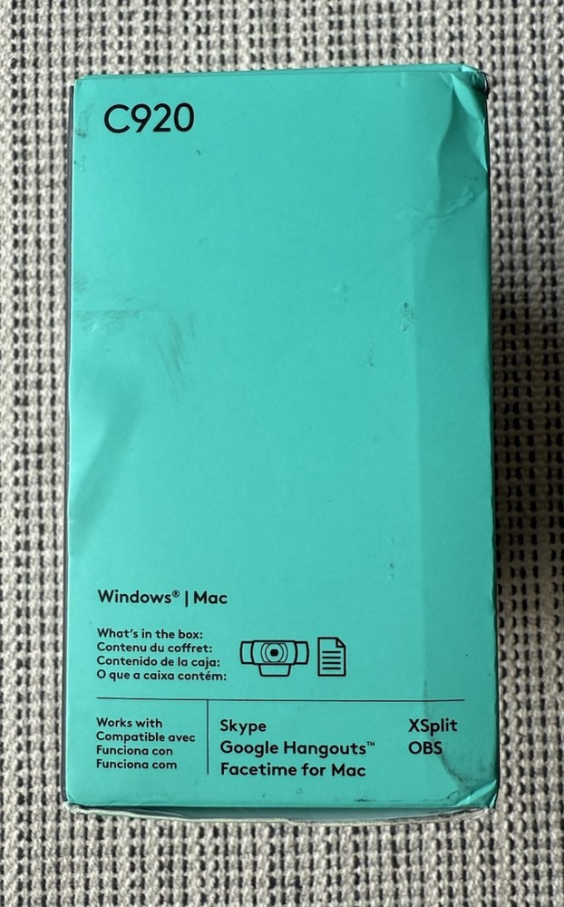 Logitech C920 Pro HD Webcam Desktop Laptop Widescreen Video Calling Recording