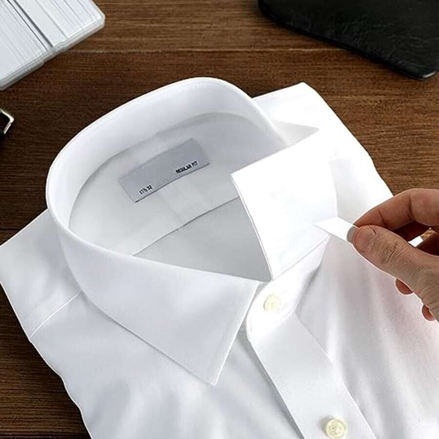 100pcs Plastic Collar Stays for Men – Shirt Collar Support Stiffeners Lifter