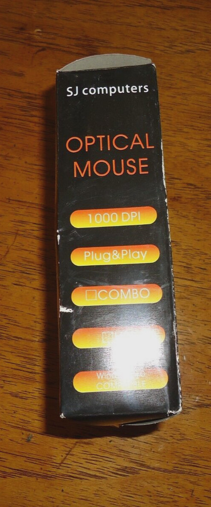 SJ Computers Optical Mouse USB