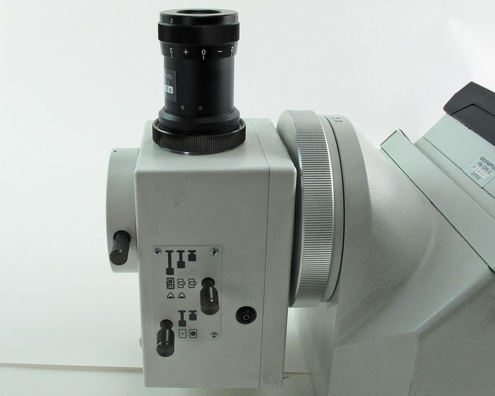 Olympus Microscope Camera and Viewing Assembly PM-DLF PM-PB20