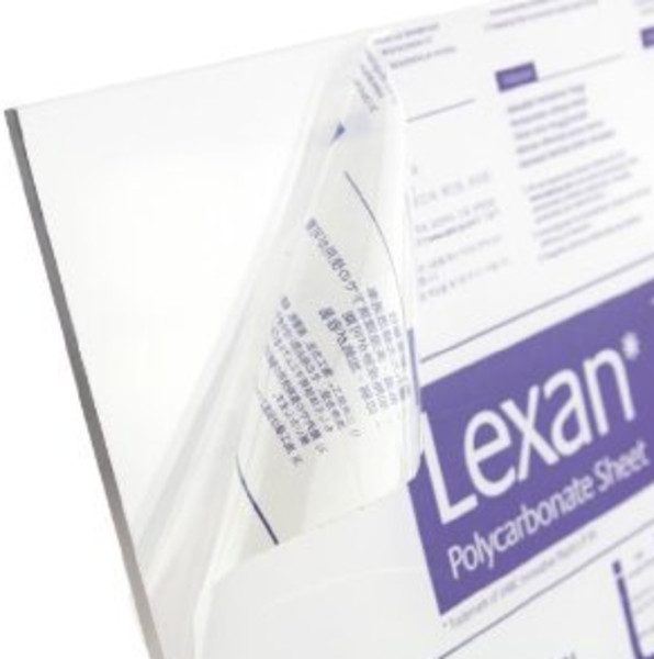 Polycarbonate Sheet 3/32" x 36" x 36" Clear