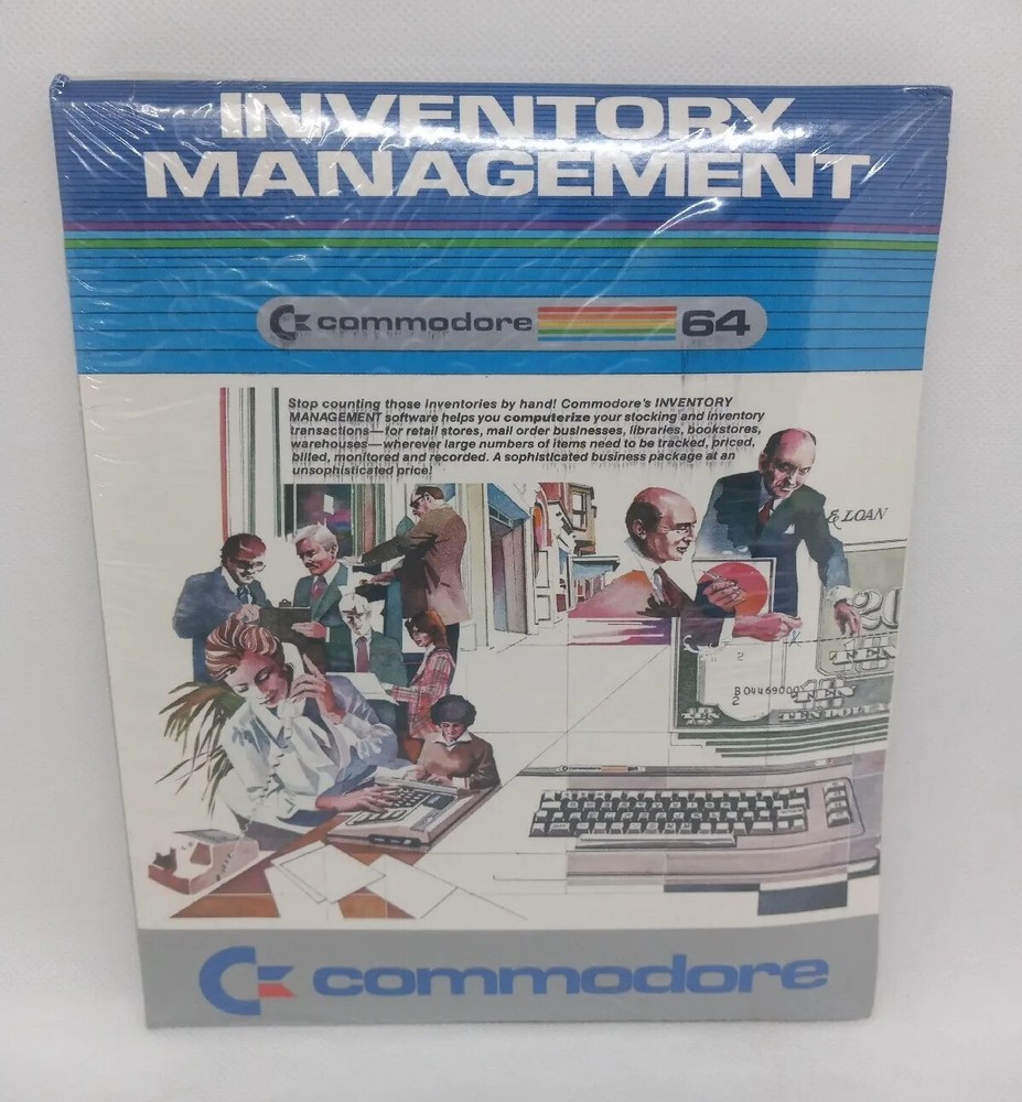 Commodore 64 - Inventory Management Vintage 1983 Software Brand New & Sealed