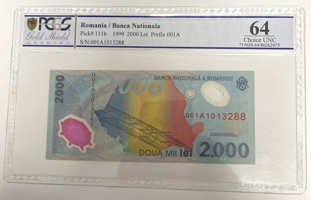 1999 2000 Lei New Millennium Total Solar Eclipse "2 Consecutive Banknotes"