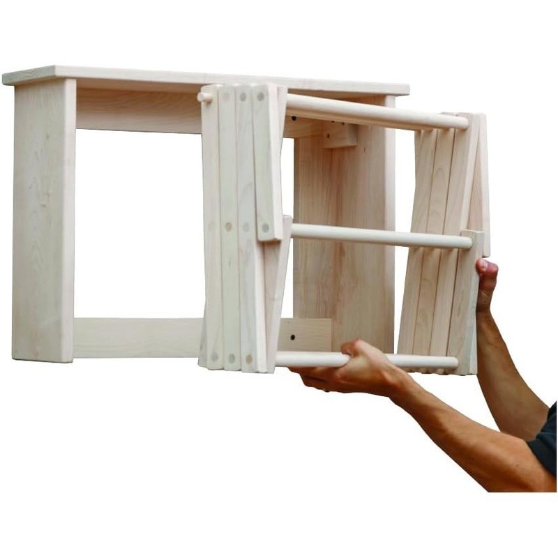 Heavy Duty Maple Drying Rack Collapsible Space Saving Laundry Solution New