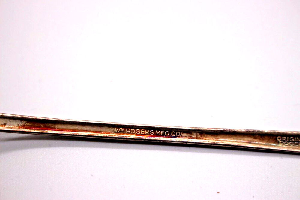 WM ROGERS MFG CO ORIGINAL ROGERS ALMOST 8" SPOON