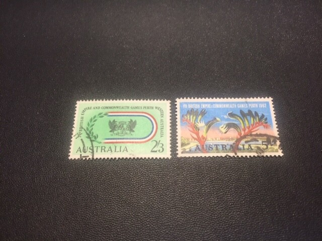 Australia stamp set 349-350 used