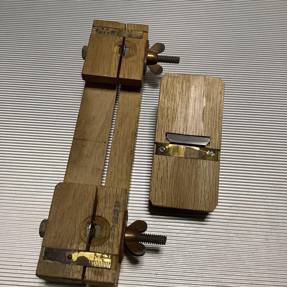 Kogoro Corner Chamfer Plane 30mm Rare 2pc Set Authentic