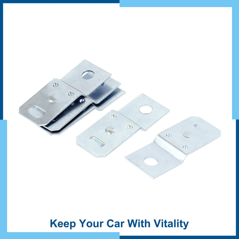 Universal Pack(5) 5mm Automotive Relay Bracket Replacement Silver Tone