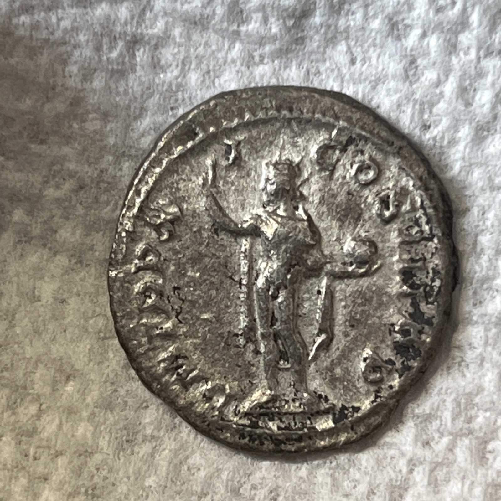 Ancient Roman Empire Fourree Coin Empire Severus Alexander 222-235 AD.