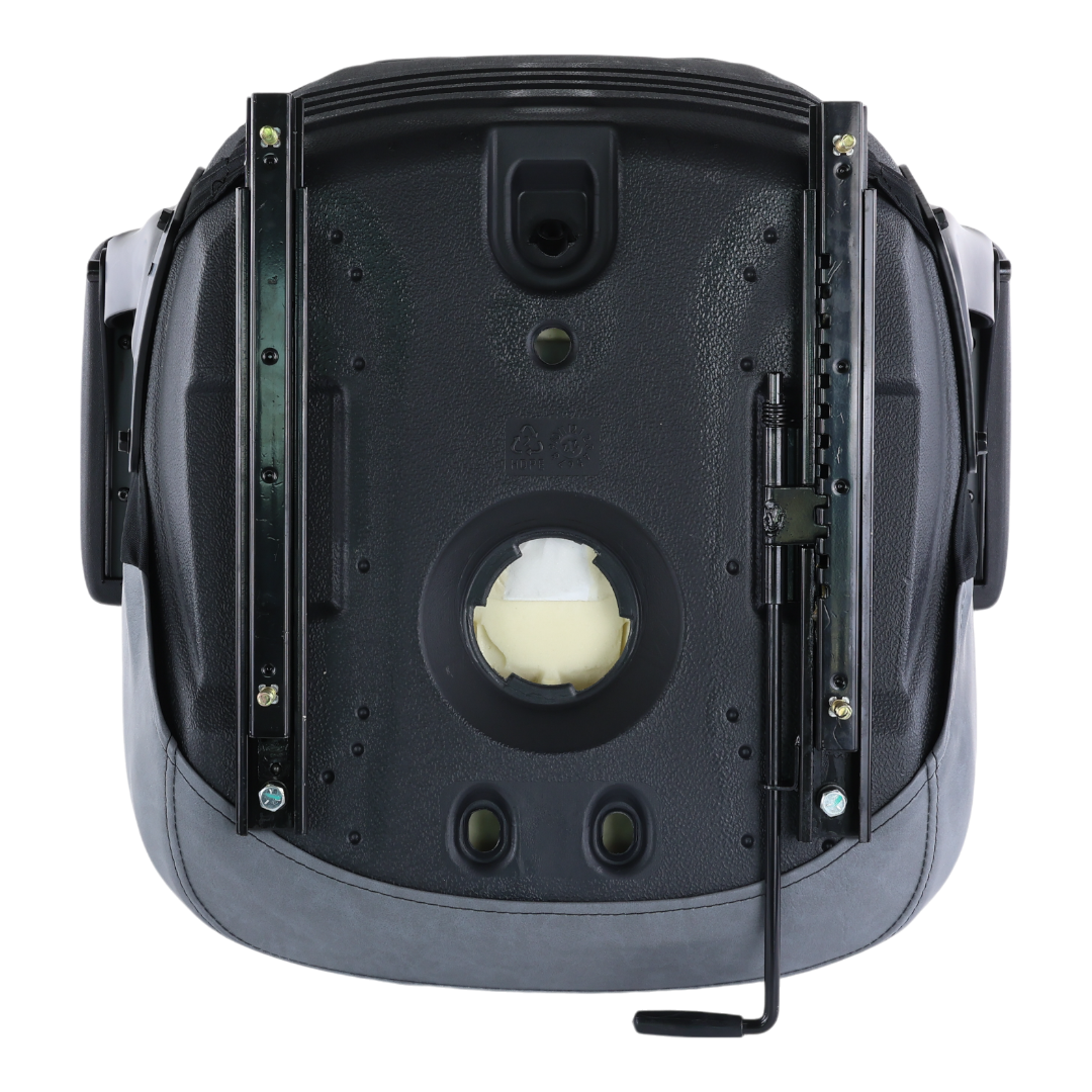 Gray High Back Lawn Mower Seat Armrests Bobcat Dixie Snapper Toro Exmark Bad Boy