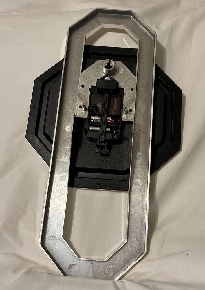 Heirloom - Quartz Wall Clock With Regulator On Bottom, Battery Run UNTESTED