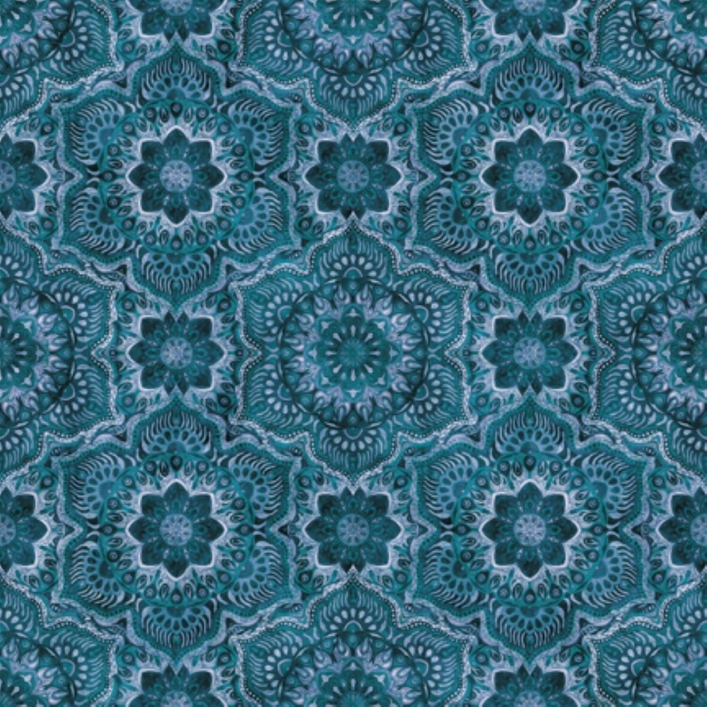 QUEEN BEE - Flower Medallion 108 Wide Backing