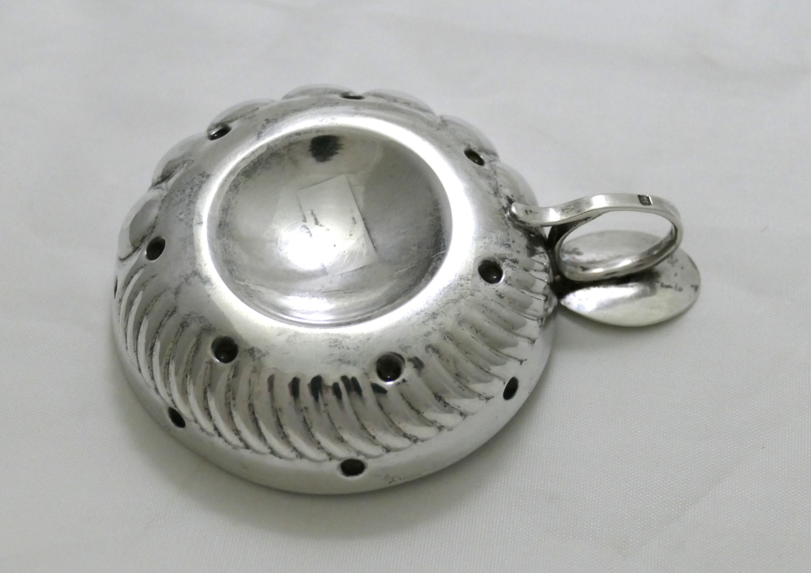 French Sterling Silver .950 Wine Taster Tastevin - Cesar Tonnelier - Paris