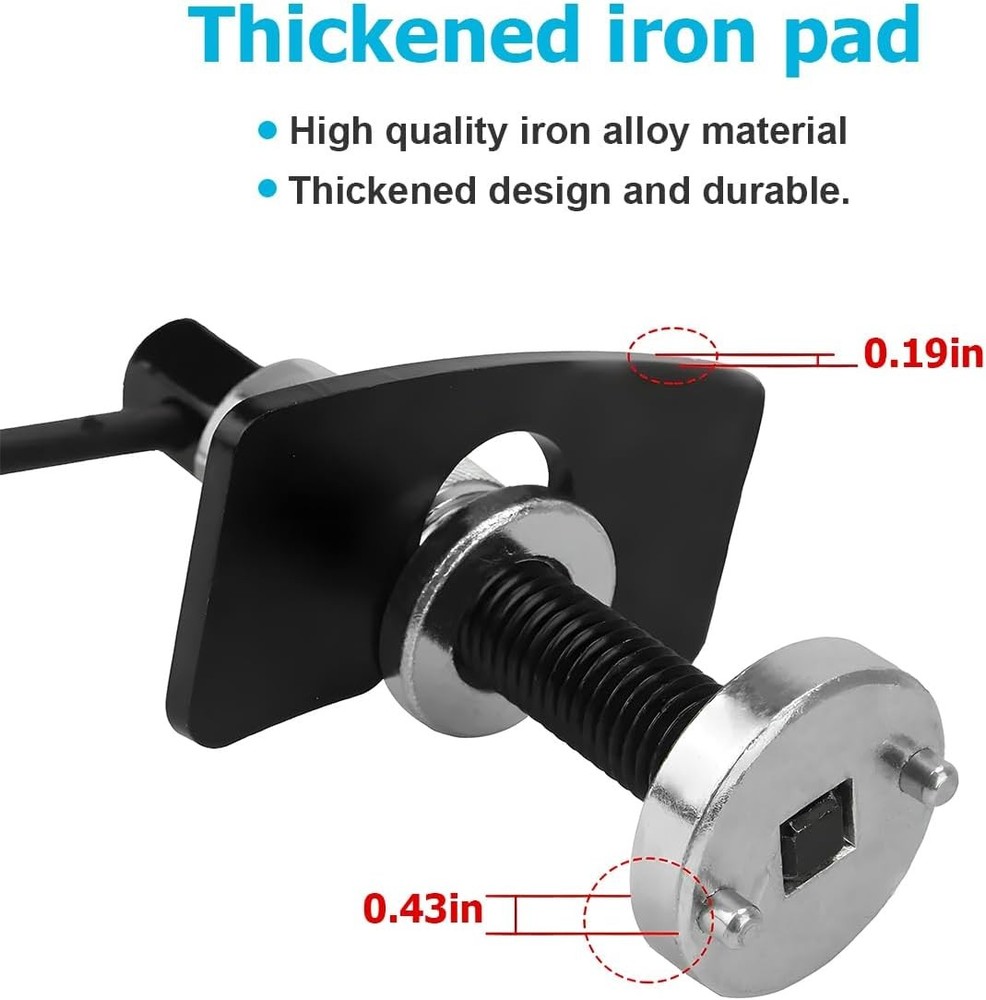 Brake Caliper Tool Piston Wind Back 3Pc New