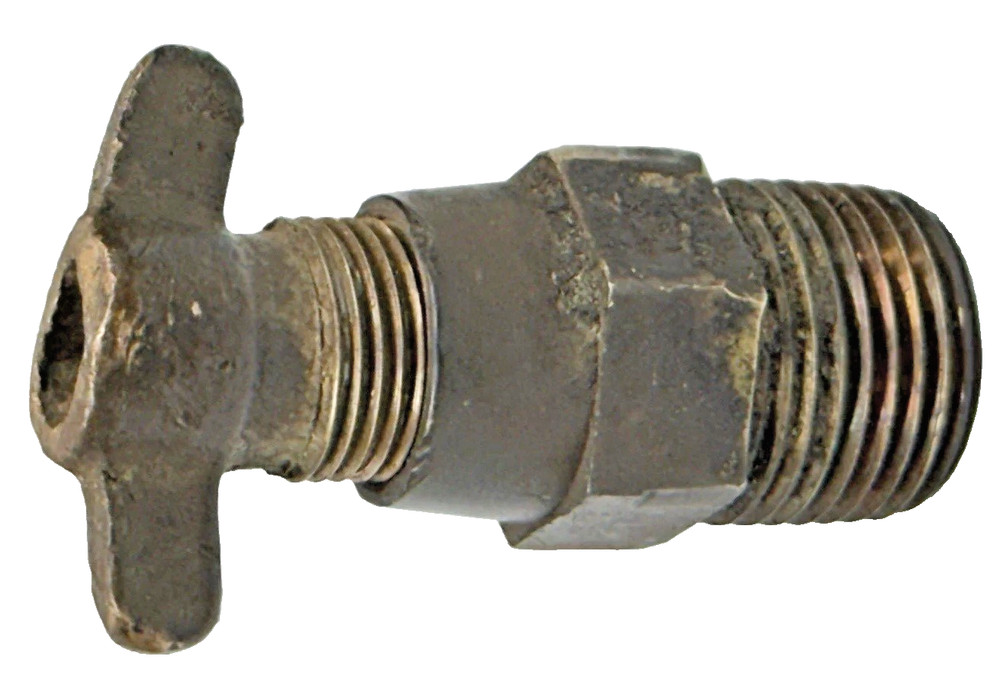 3/8" Brass Water Drain Release Valve Hit Miss Engine