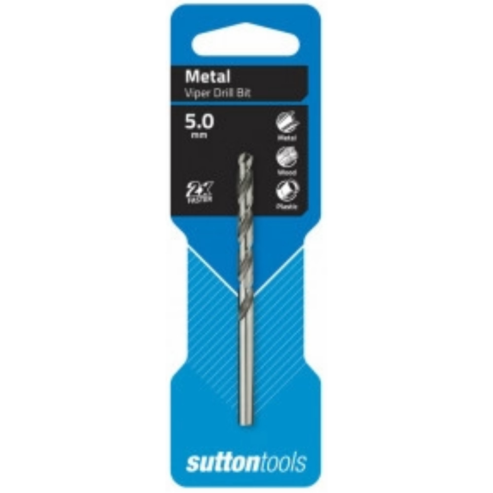 Sutton Tools 5mm Jobber Viper Drill Bit - HSS - Split Point - D1050500