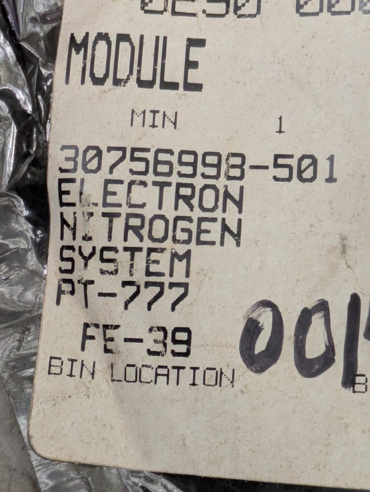 Honeywell Electron Nitrogen System Module 30756998-001