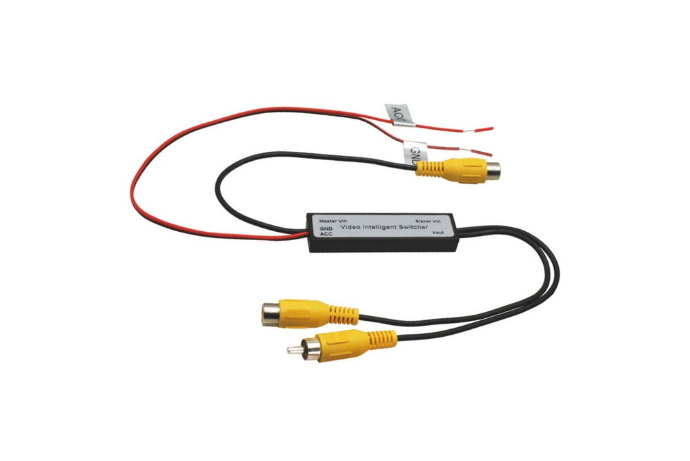 Reverse Camera Input AV RCA auto switcher 2 in 1 out Caravan camera or front cam