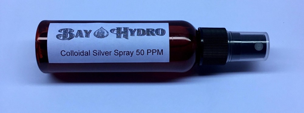 Bay Hydro Colloidal Silver Spray, 2 oz (60 ml), 50 ppm, Feminized Seed Spray