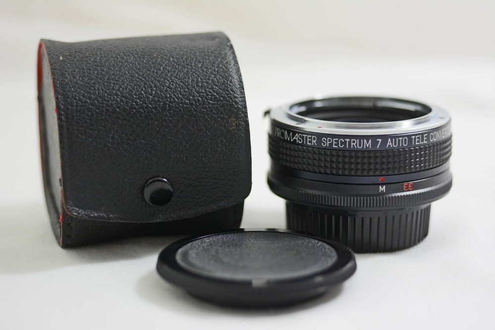 KONICA CAMERA MOUNT 2X PROMASTER SPECTRUM 7 TELE CONVERTER LENS