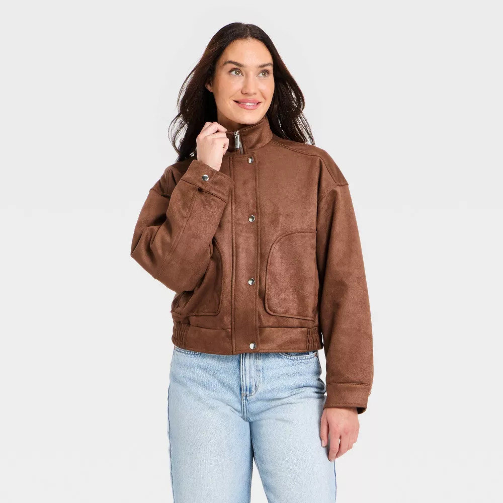 Women's Suede Fashion Jacket - Universal Thread