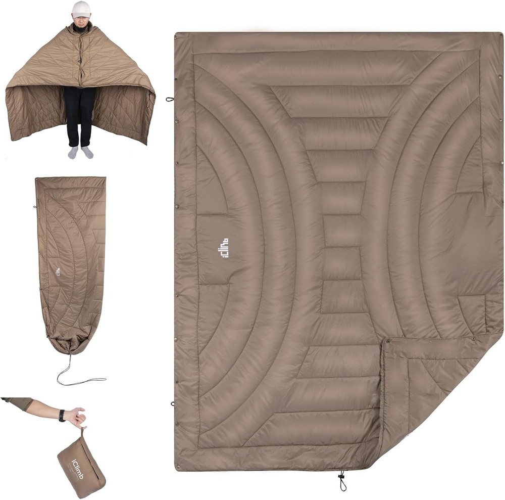 iClimb 3M Thinsulate Insulation Warm Camping Blanket Ultralight Compact
