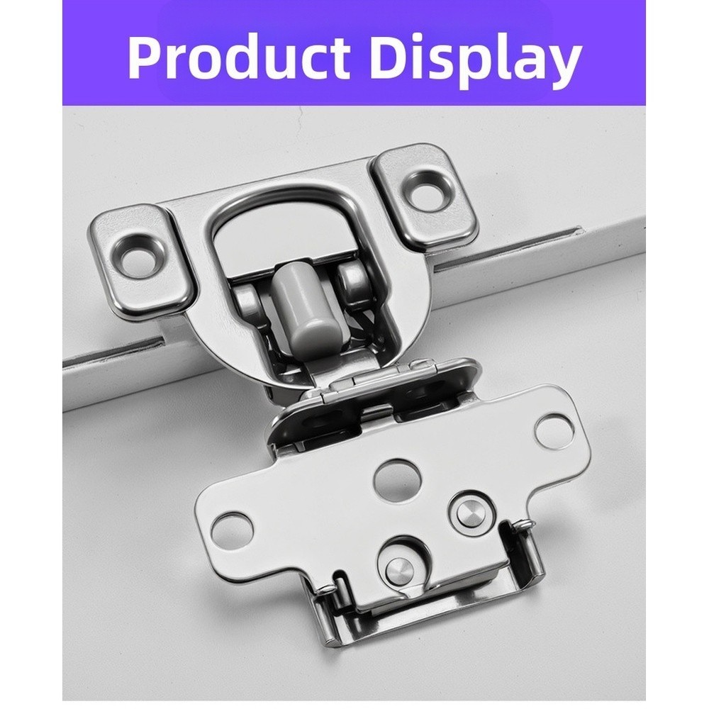 Invisible Inward Opening Hinge Silent Damping Buffer Closure 3D Adjustable New