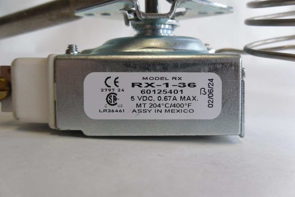 Pitco 60125401 Thermostat Rx Mvolt