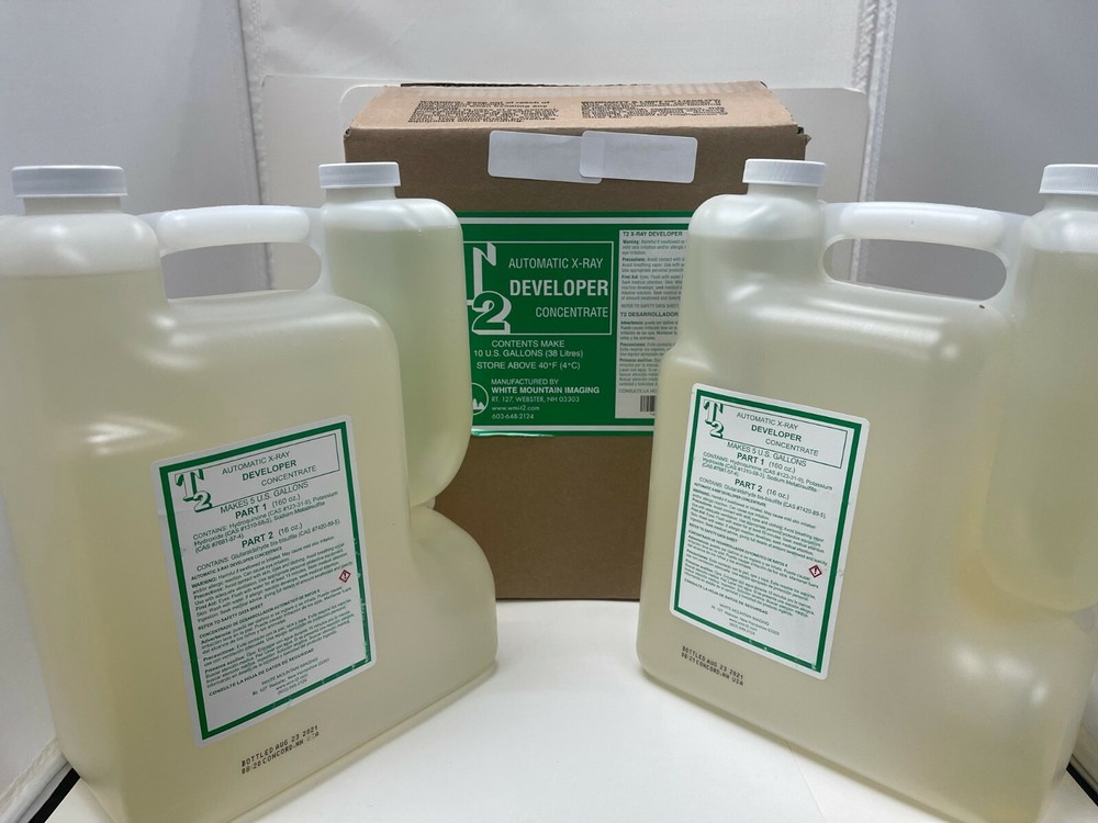 X-ray Developer & Fixer Concentrate Combo-Case-Pak, 10 Gallons Each 4010D-4010F