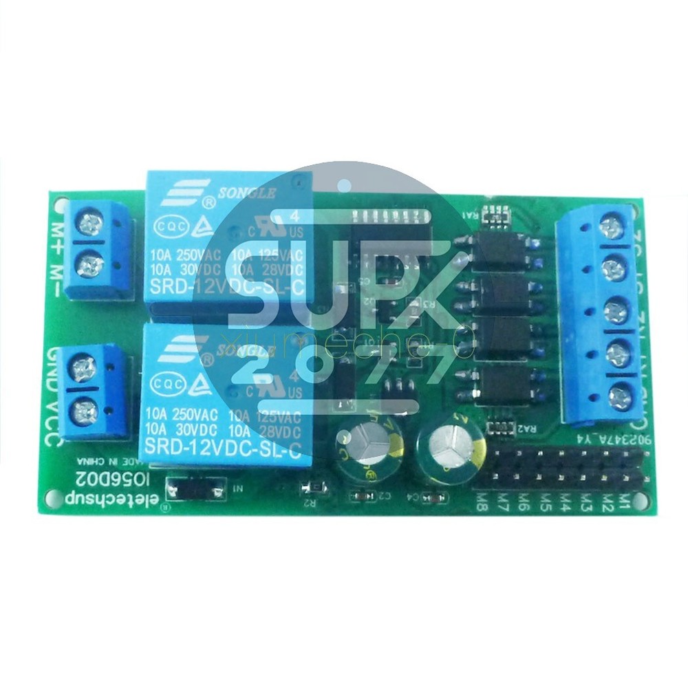 DC 12V Motor Controller Relay Board Forward Reverse Control Limit Start Stop