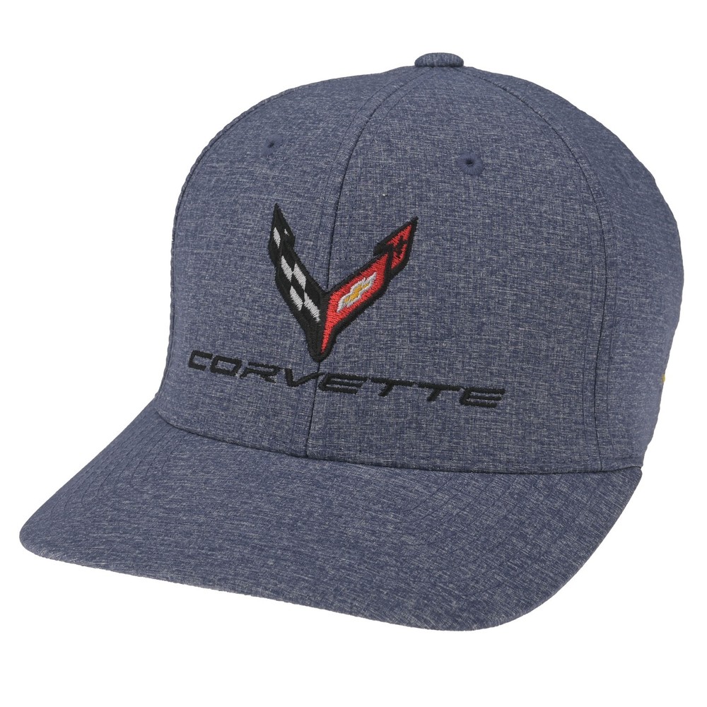2020-2026 C8 Corvette Heather Black Flex Fit Performance Snapback Hat