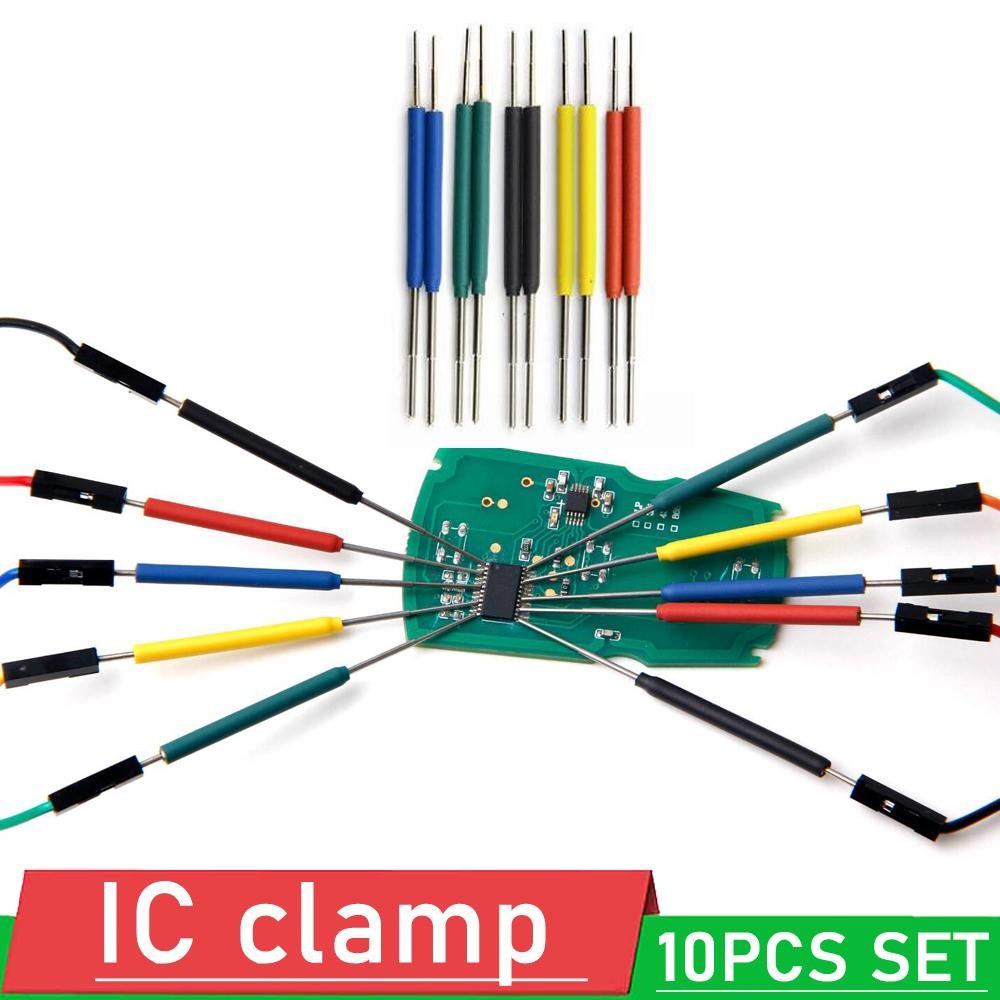 Universal Chip Micro IC Clamp Test Clip Pin Socket Programmer for Logic Analyzer