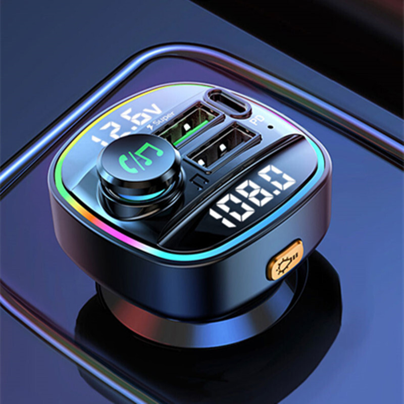 Bluetooth 5.0 FM Transmitter Car MP3 Player 2 USB Charger Receiver Adapter Kit