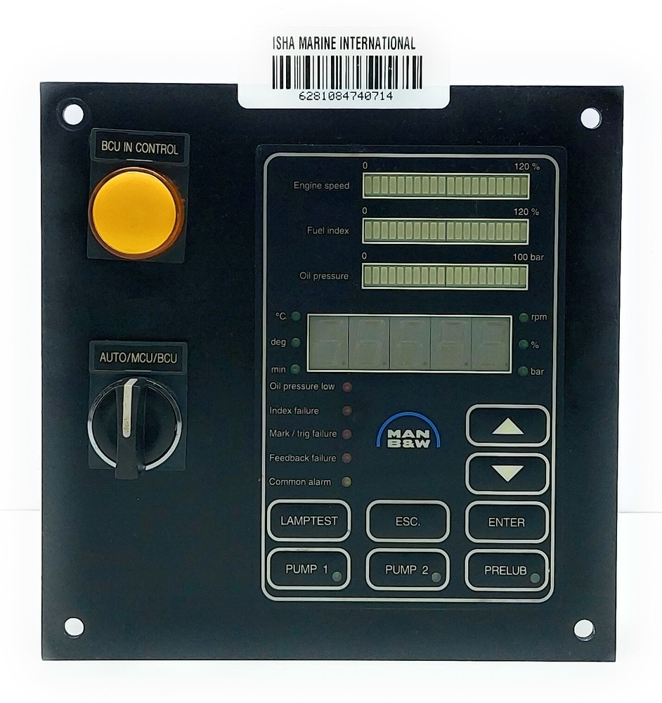MAN B&W 3171197-4 Controller Indicator Panel 0714