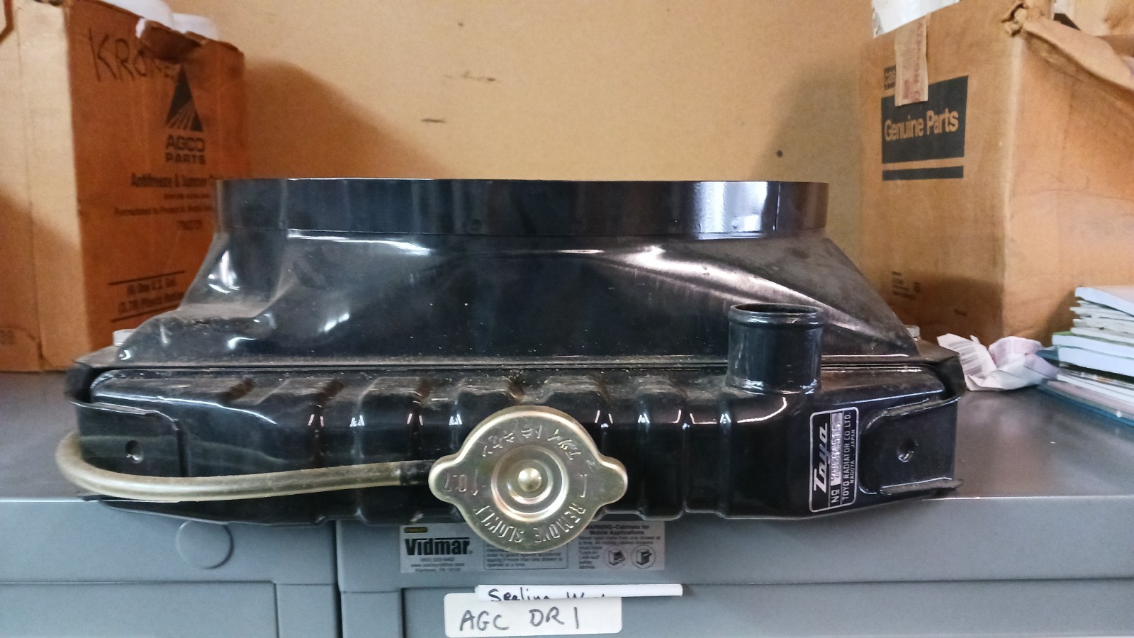 NOS 19800051160 Satoh Radiator with Shroud & Cap (for Stallion)