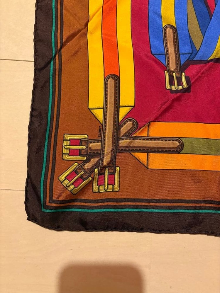 Hermes Scarf 90 Belt Pattern Large