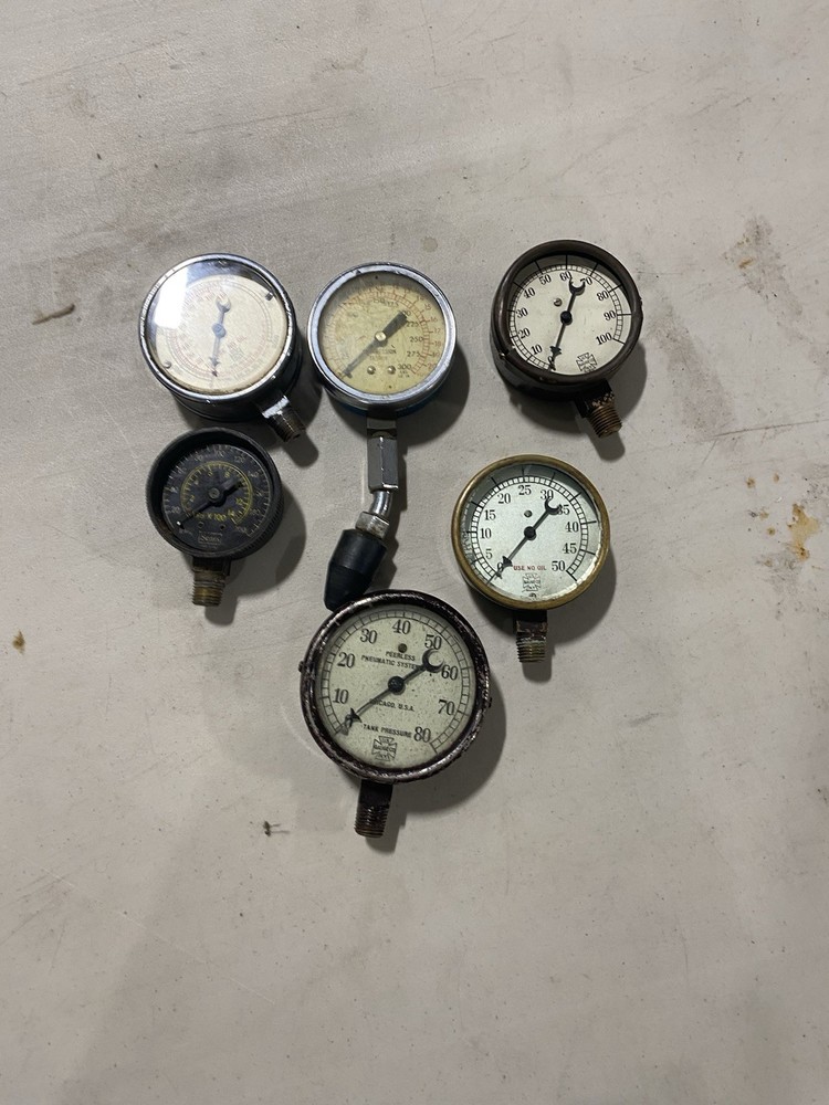 Vintage Pressure Gauges