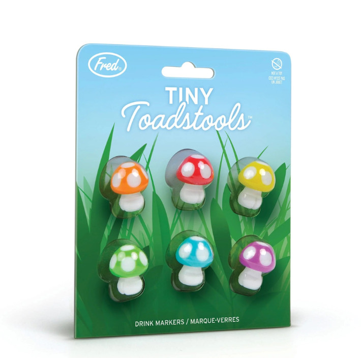 Fred Tiny Toadstool Mushroom Drink Markers