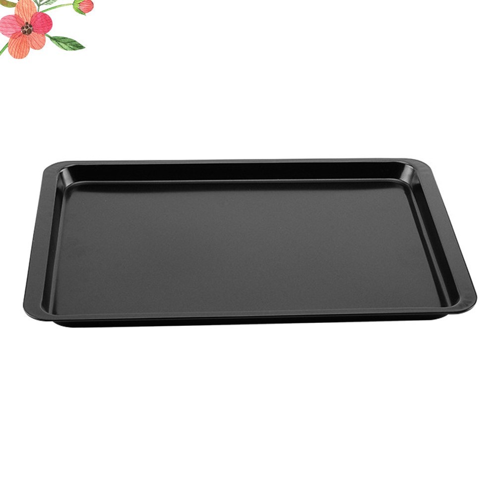 Rectangular Carbon Steel BBQ Cooking Plate Non Stick Pizza Bakeware Tray