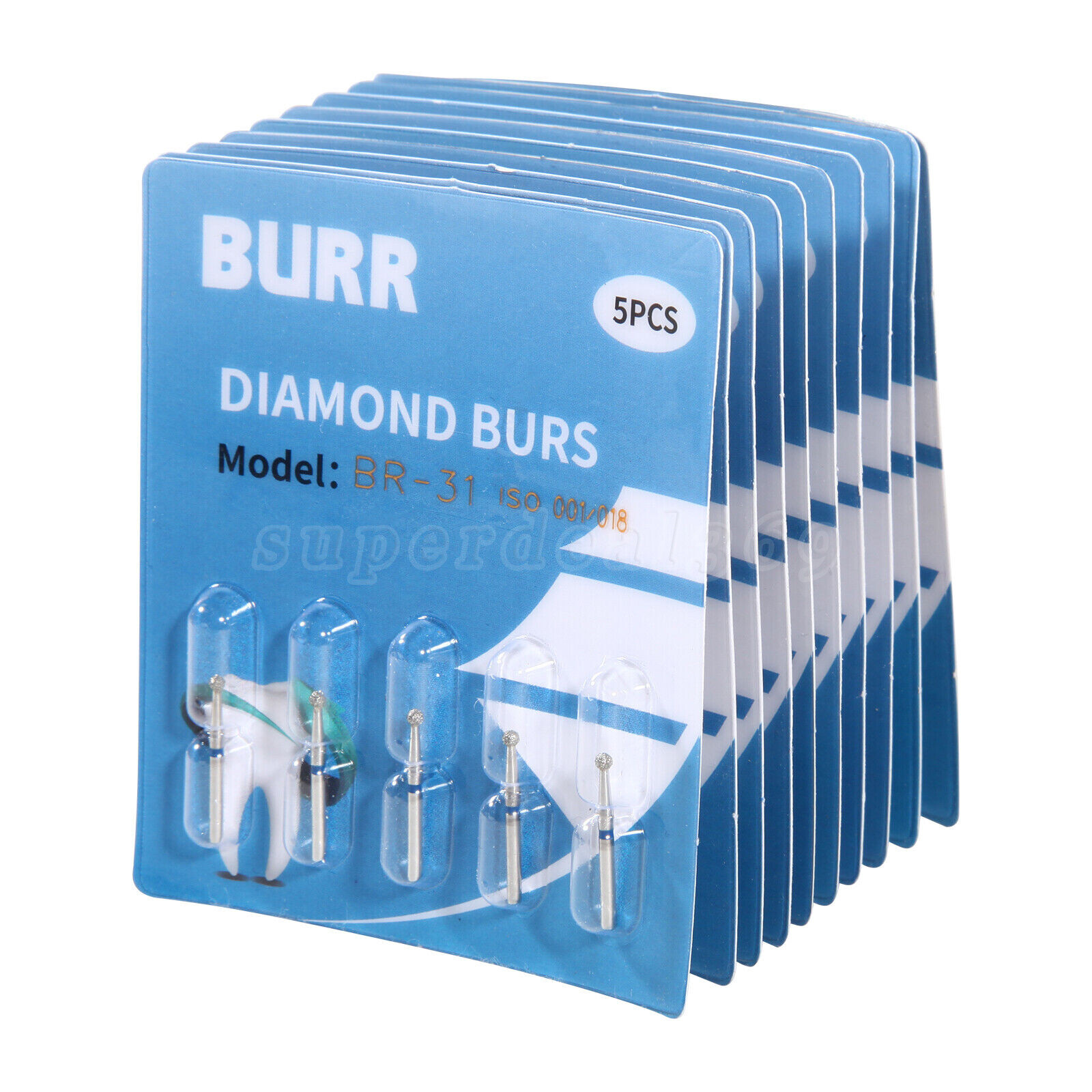 100 Types Dental FG Diamond Burs For High Speed Handpiece Friction Grip