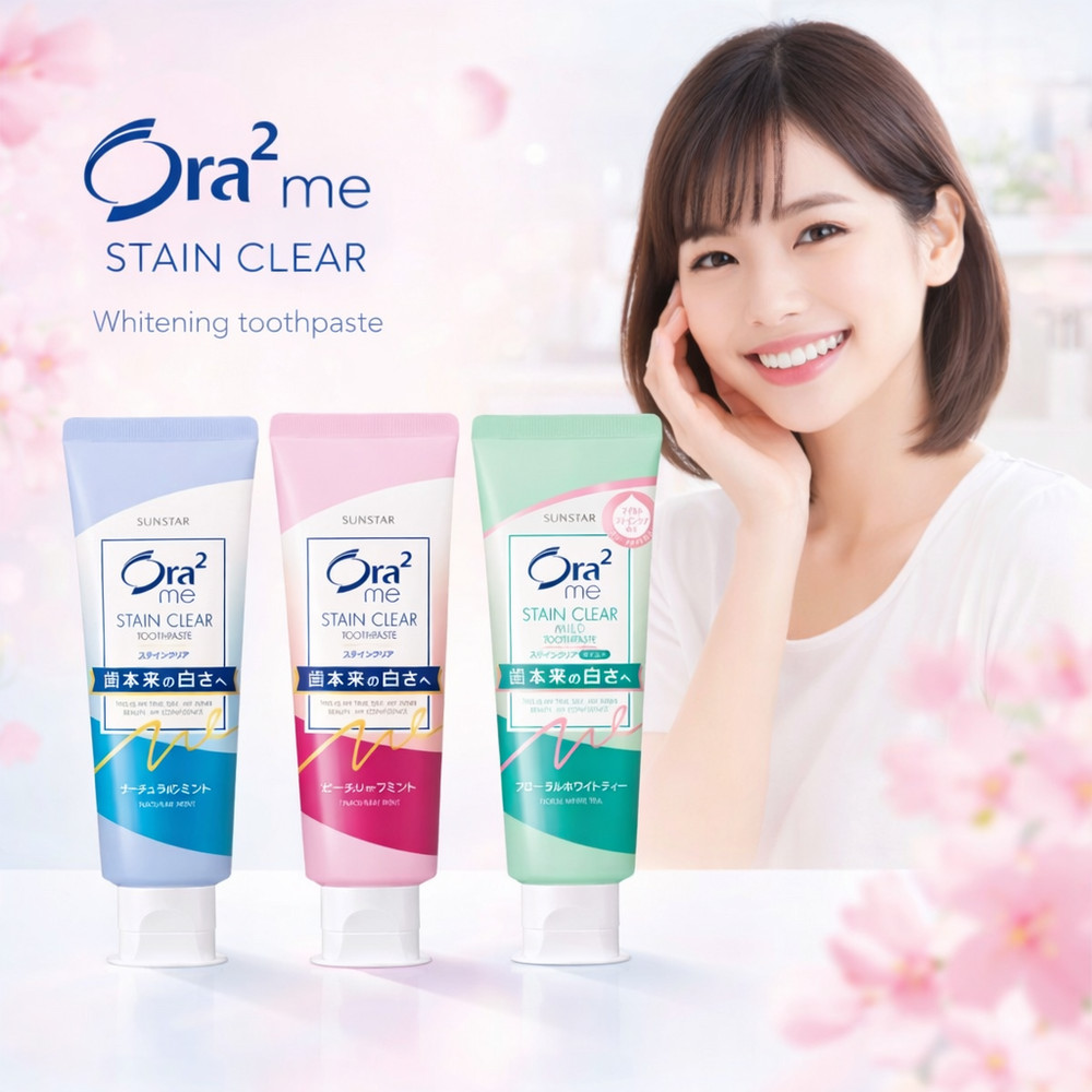 Ora2 Me Stain Clear Toothpaste, US Seller