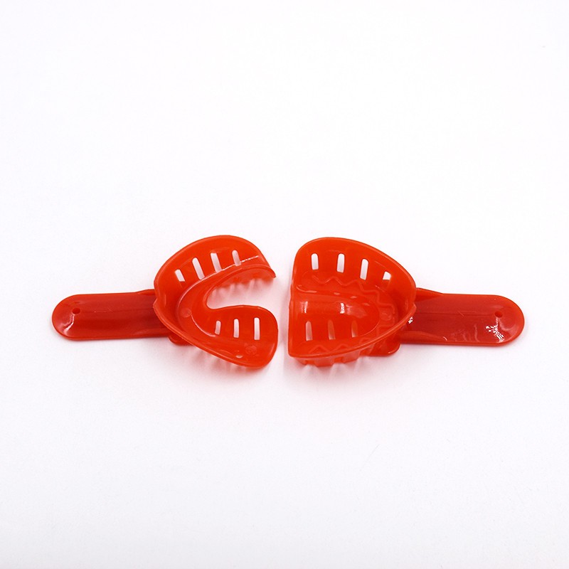 1 Set Dental 6 Different Sizes Impression Plastic Assorted Kit Upper/Lower Trays