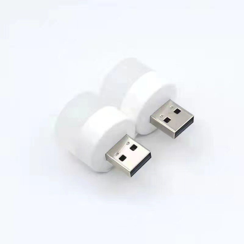 30PCS USB Portable LED Mini Nights Light Small Round Lamp Computer Mobile Power