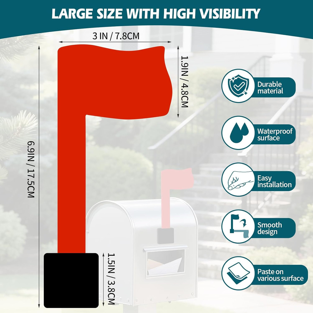 Universal Mailbox Flag Replacement Kit for Post Mount & Wall Mount Mailboxes, Ea