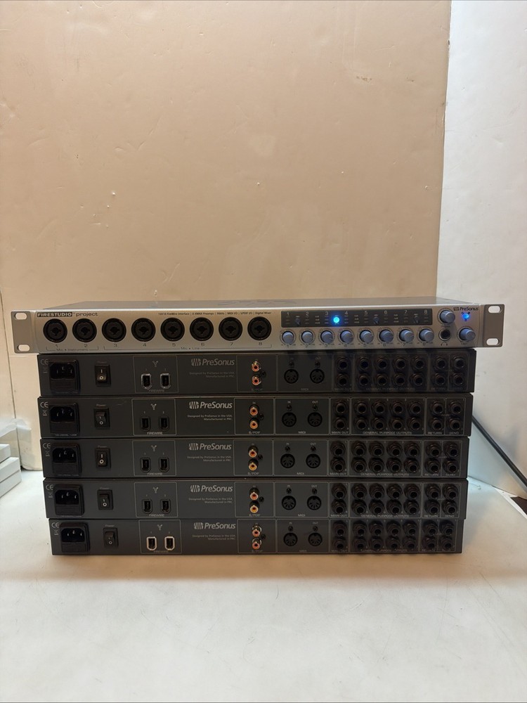 PreSonus Firestudio Project Digital Recording Interface 10x10 Firewire