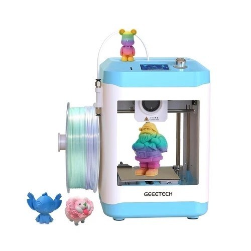 Geeetech 3D Printer for Kids & Beginners High-Speed Mini Printer Auto-Leveling